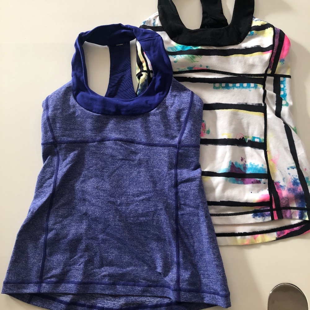 2 Lululemon Athletica Tank Tops - Size 6